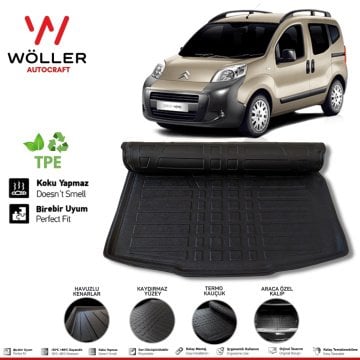 Citroen Nemo Bagaj Havuzu 2008 2020 Arası 3D Wöller Ultraflex Esnek