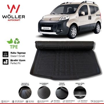 Fiat Fiorino Bagaj Havuzu 2007 2023 Arası 3D Wöller Ultraflex Esnek