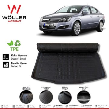 Opel Astra H Bagaj Havuzu Sedan 2007 2013 Arası 3D Wöller Ultraflex Esnek