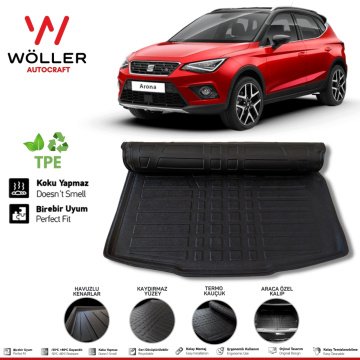 Seat Arona Bagaj Havuzu 2017 2023 Arası 3D Wöller Ultraflex Esnek