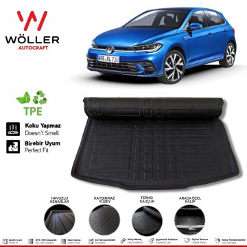 Volkswagen Polo Bagaj Havuzu 2021 Sonrası 3D Wöller Ultraflex Esnek