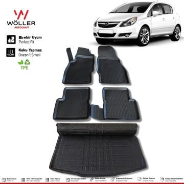 Opel Corsa D Paspas Bagaj Havuzu 2006 2014 Arası 3d Havuzlu
