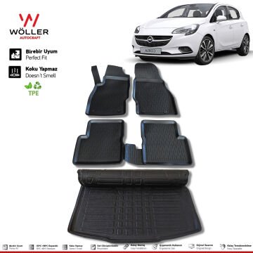 Opel Corsa E Paspas Bagaj Havuzu 2014 2019 Arası 3d Havuzlu