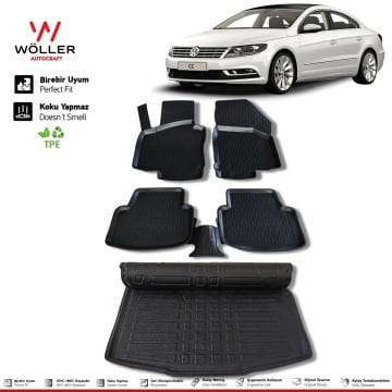 Volkswagen Passat Cc Paspas Bagaj Havuzu 2008 Sonrası 3d Havuzlu