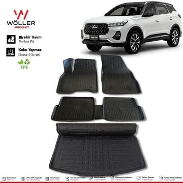 Chery Tiggo 7 Paspas Bagaj Havuzu Set 2022 Sonrası 3d Ultraflex Set