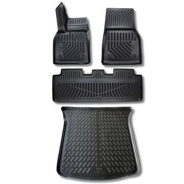 Tesla Model Y Paspas Bagaj Havuzu Set 2019 Sonrası 3d Ultraflex Set