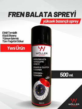 Wöller Fren Balata Spreyi ve Genel Temizleme Spreyi 500 ml.