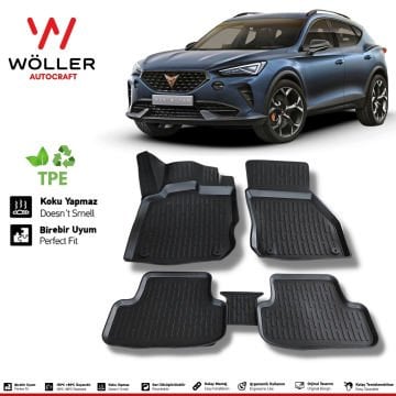 Cupra Formentor Paspas 2021 Sonrası 3d Havuzlu Wöller Paspas