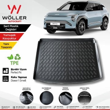Kia Ev3 Bagaj Havuzu 2024 Sonrası Uyumlu 3D Wöller Ultraflex Esnek
