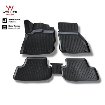 Volkswagen iD4 Paspas 2021 2025 Arası Uyumlu 3d Havuzlu Wöller Paspas