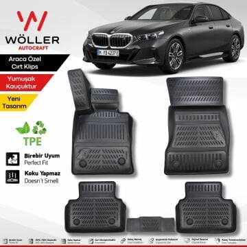 Bmw i5 Paspas 2023 Sonrası Uyumlu 3d Havuzlu Wöller Paspas