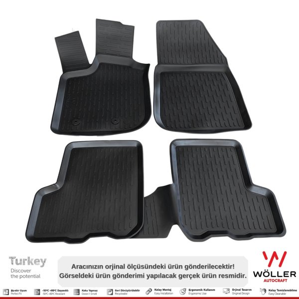 Dacia Duster Paspas 2009 2017 Arası 3d Havuzlu Wöller Paspas