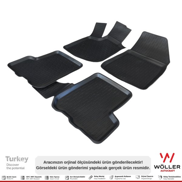 Dacia Duster Paspas 2009 2017 Arası 3d Havuzlu Wöller Paspas