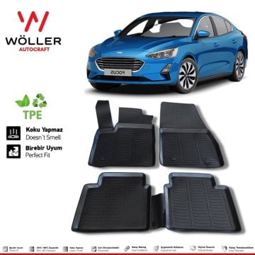 Ford Focus 5 Paspas 2018 2022 Arası 3d Havuzlu Wöller Paspas