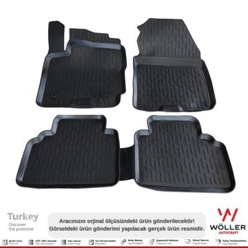 Ford Courier Paspas 2014 2022 Arası 3d Havuzlu Wöller Paspas