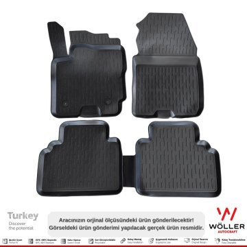 Ford Courier Paspas 2014 2022 Arası 3d Havuzlu Wöller Paspas