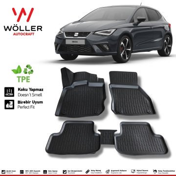 Seat İbiza Paspas 2017 Sonrası 3d Havuzlu Wöller Paspas