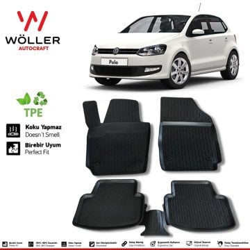 Volkswagen Polo Paspas 2010 2017 Arası 3d Havuzlu Wöller Paspas