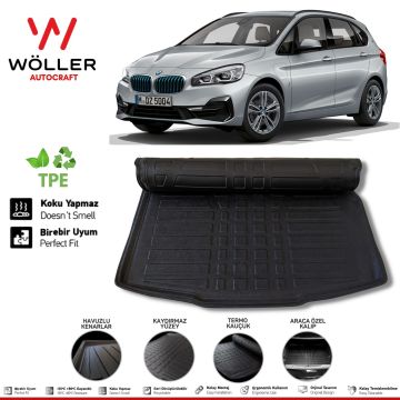 Bmw 2 Serisi Bagaj Havuzu F45 2014 2019 Arası 3D Wöller Ultraflex Esnek