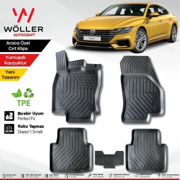 Volkswagen Arteon Paspas 2017 Sonrası 3d Havuzlu Wöller Paspas