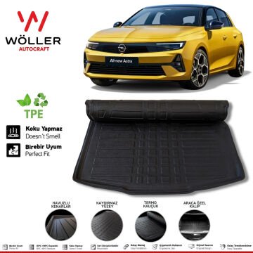 Opel Astra L Bagaj Havuzu 2022 Sonrası 3D Wöller Ultraflex Esnek