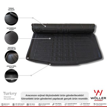 Nissan Qashqai Bagaj Havuzu 2014 2021 Arası 3D Wöller Ultraflex Esnek